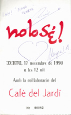 NOLOSE! EN DIRECTO Xerta TGN-. 17 Noviembre 1990